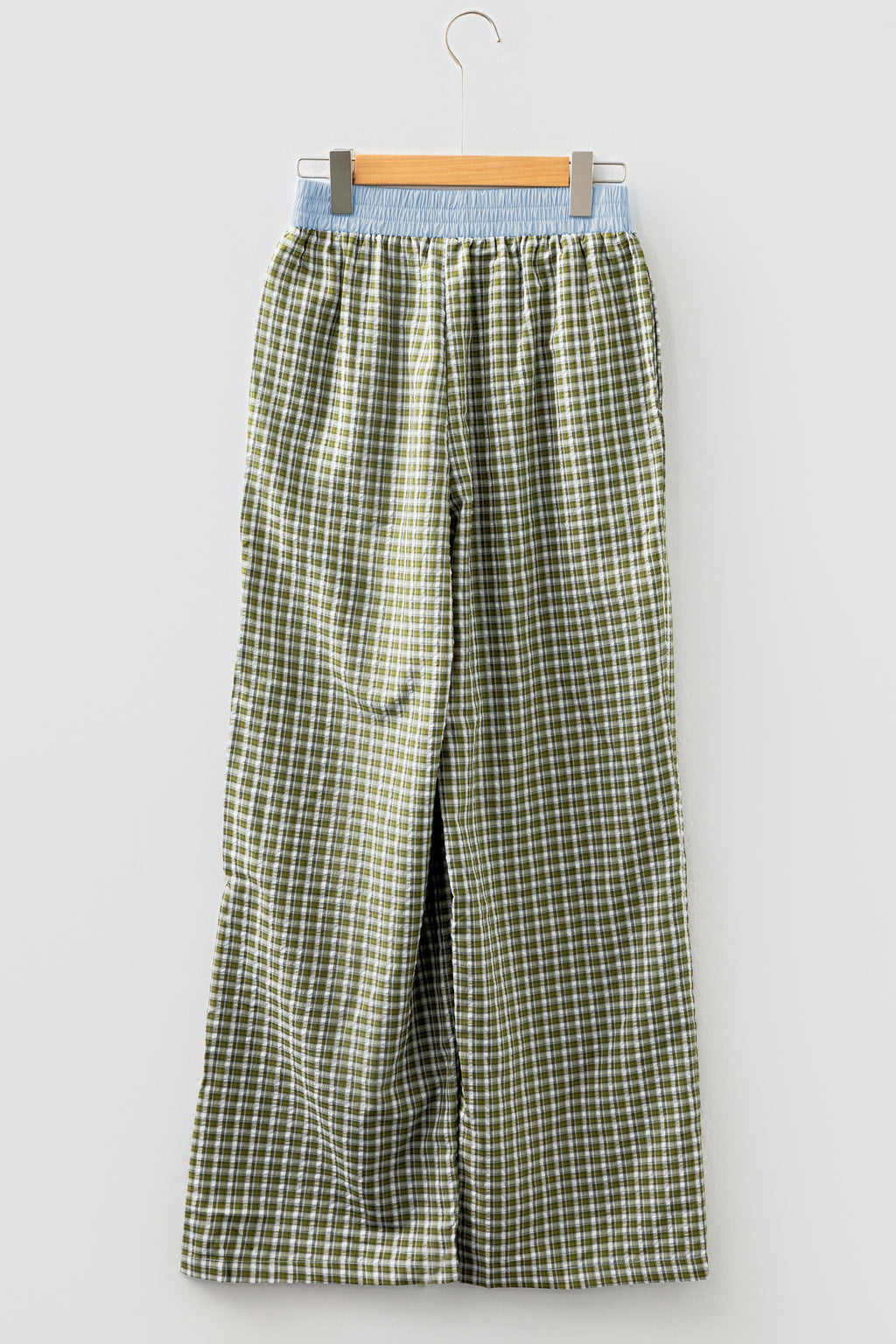 Brown Preppy Gingham Boxer Pants