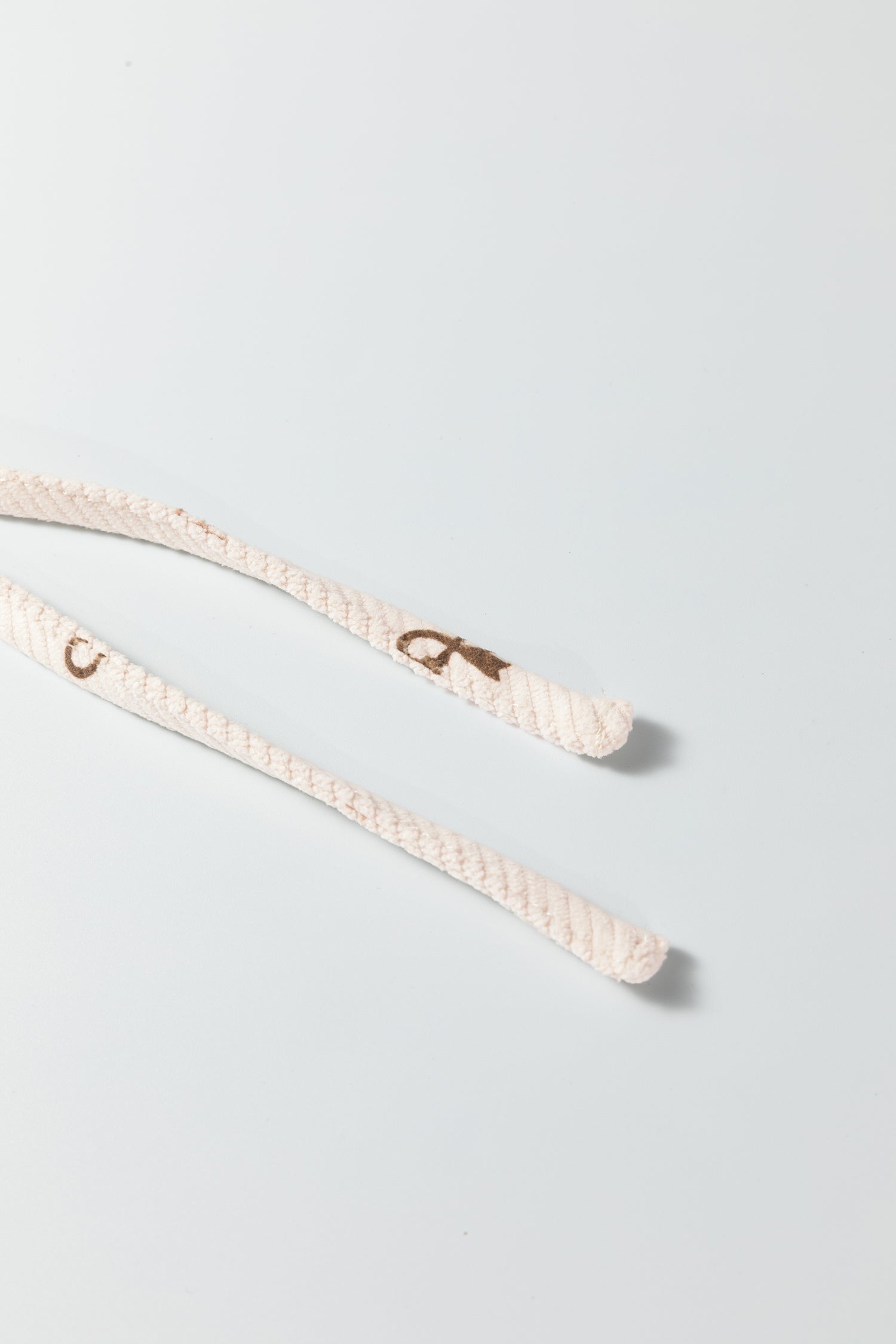 Apricot Bow Print Drawstring Elastic Waist Loose Corduroy Pants