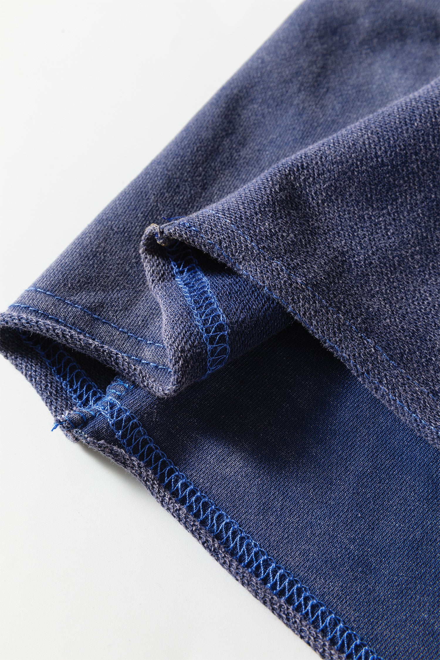 Ashleigh Blue Careys Mineral Wash Tiered Wide Leg Patchwork Drawstring Pants