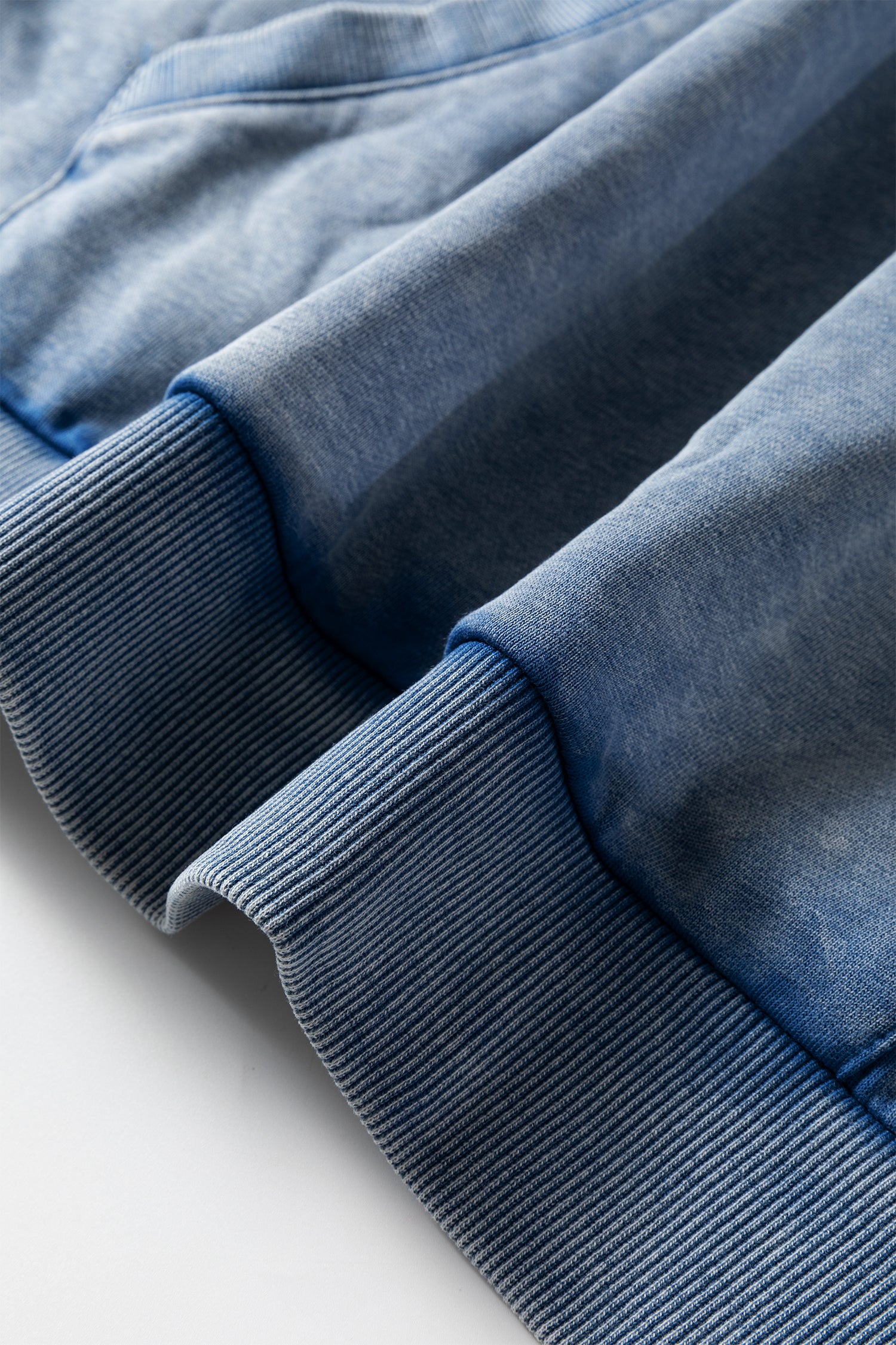 Ashleigh Blue Half Zip Kangaroo Pocket Mineral Wash Baggy Hoodie