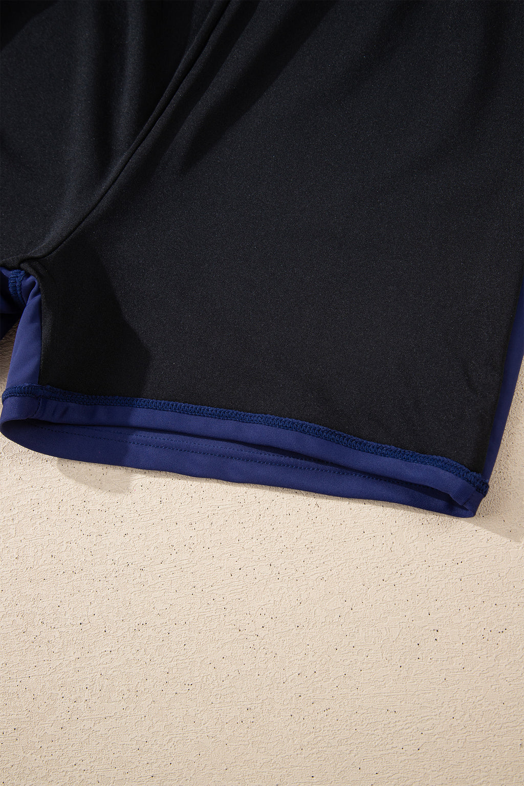 Blue Floral Print Patchwork Bow Knot Detail Sleeveless Swim Dress