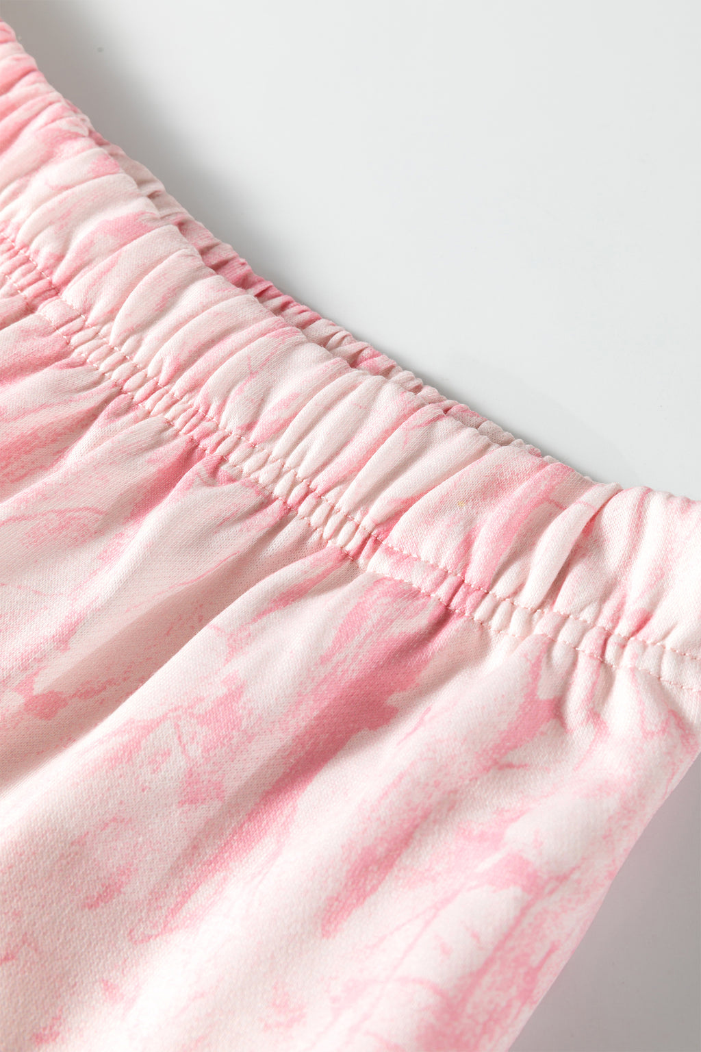 Pink Camo Print Jogger Pants Set