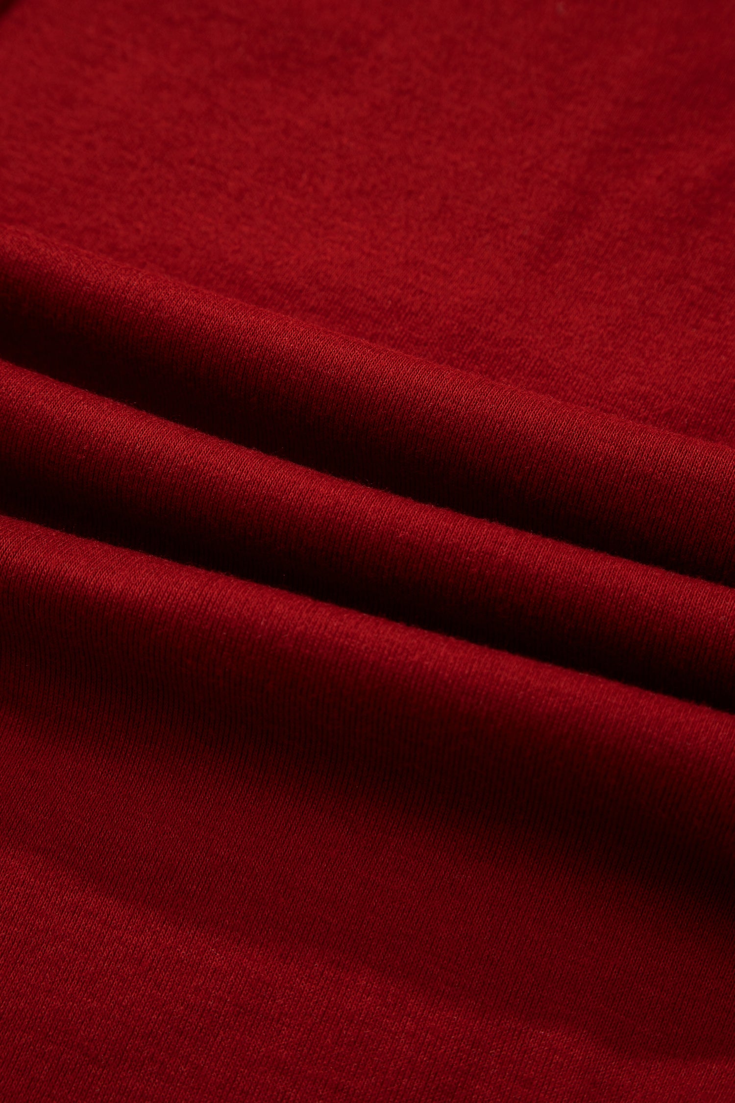 Red Dahlia Solid Color Extended Cuffs Long Sleeve Top