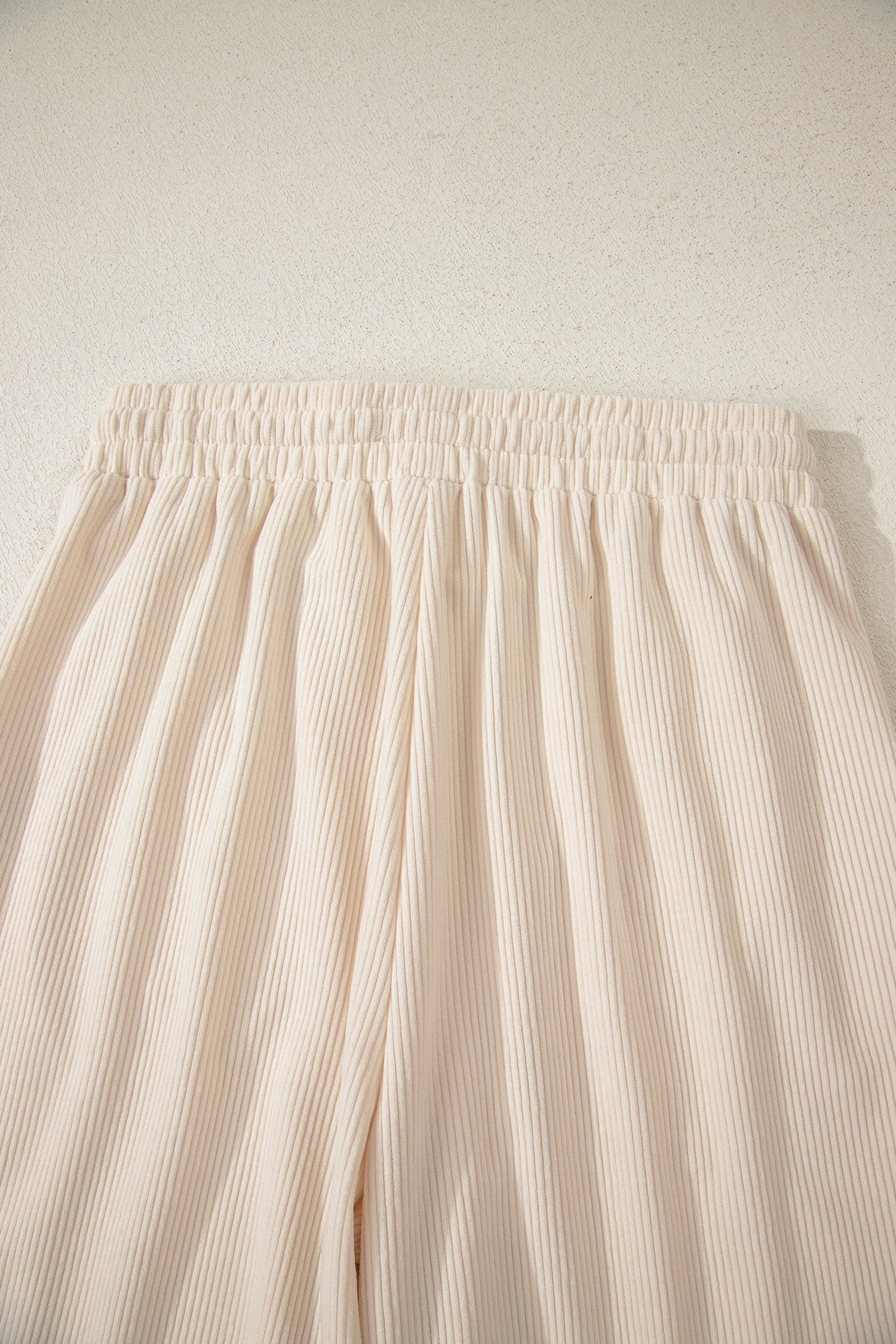 Jet Stream Drawstring Elastic Waist Casual Corduroy Pants