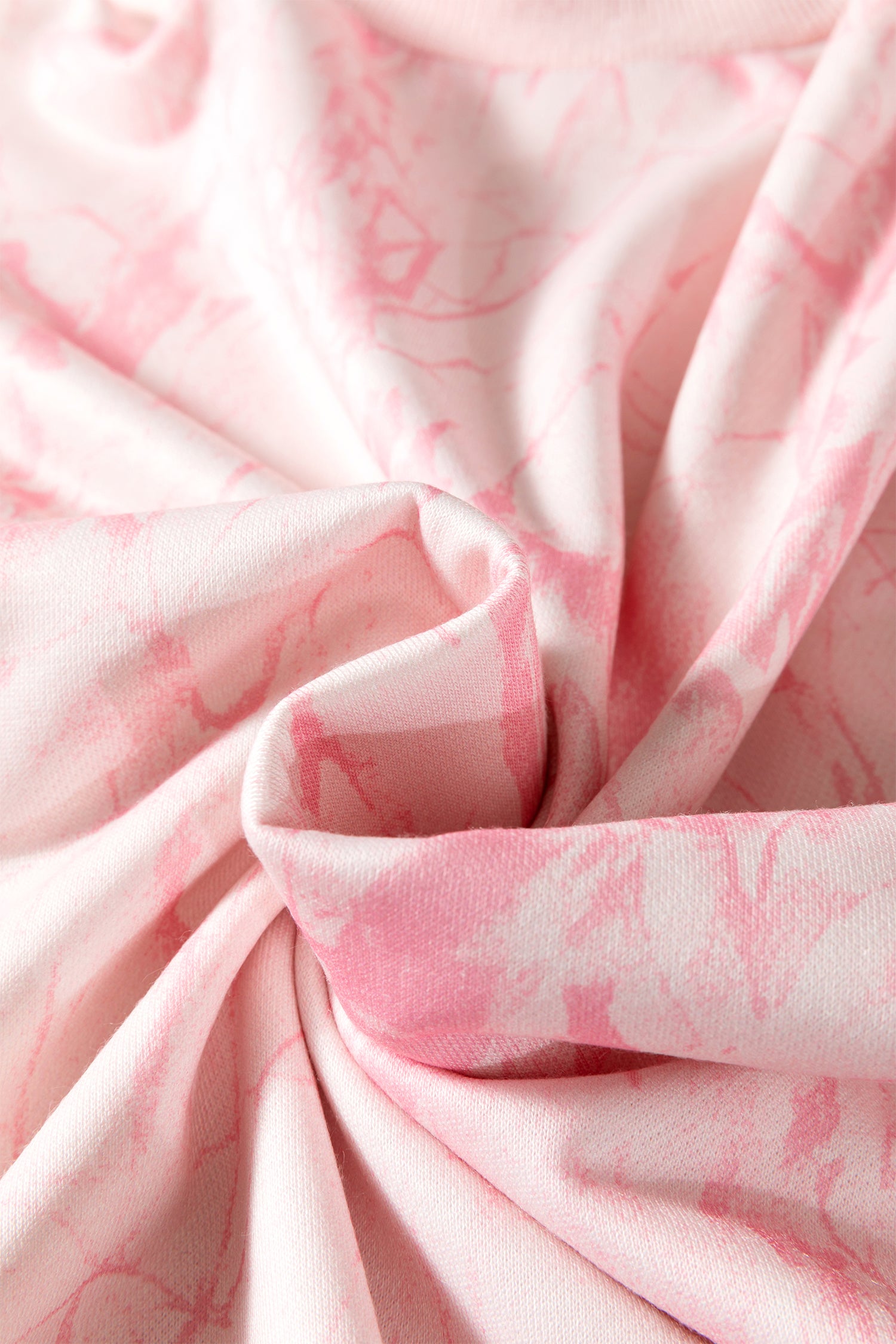 Pink Camo Print Jogger Pants Set