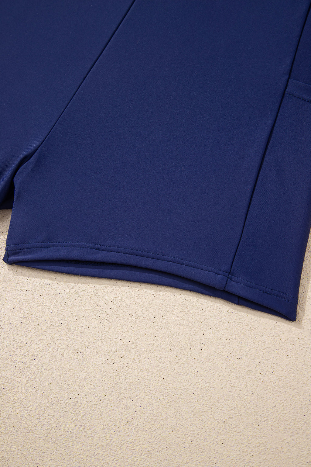 Blue Floral Print Patchwork Bow Knot Detail Sleeveless Swim Dress